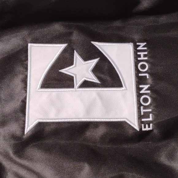 SALE! Elton John Farewell Yellow Brick Road Satin Bomber Jacket Like New 2018 - Picture 2 of 8